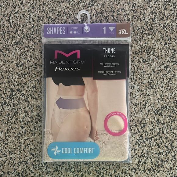 Maidenform Other - Maidenform Flexees Cool Comfort Thong - Cream